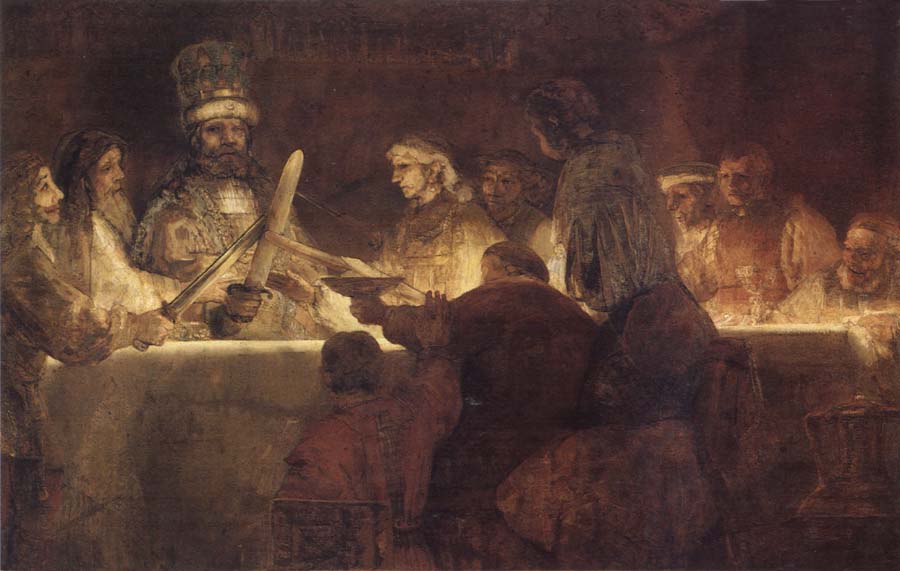 REMBRANDT Harmenszoon van Rijn The Conspiracy of Claudius Civilis